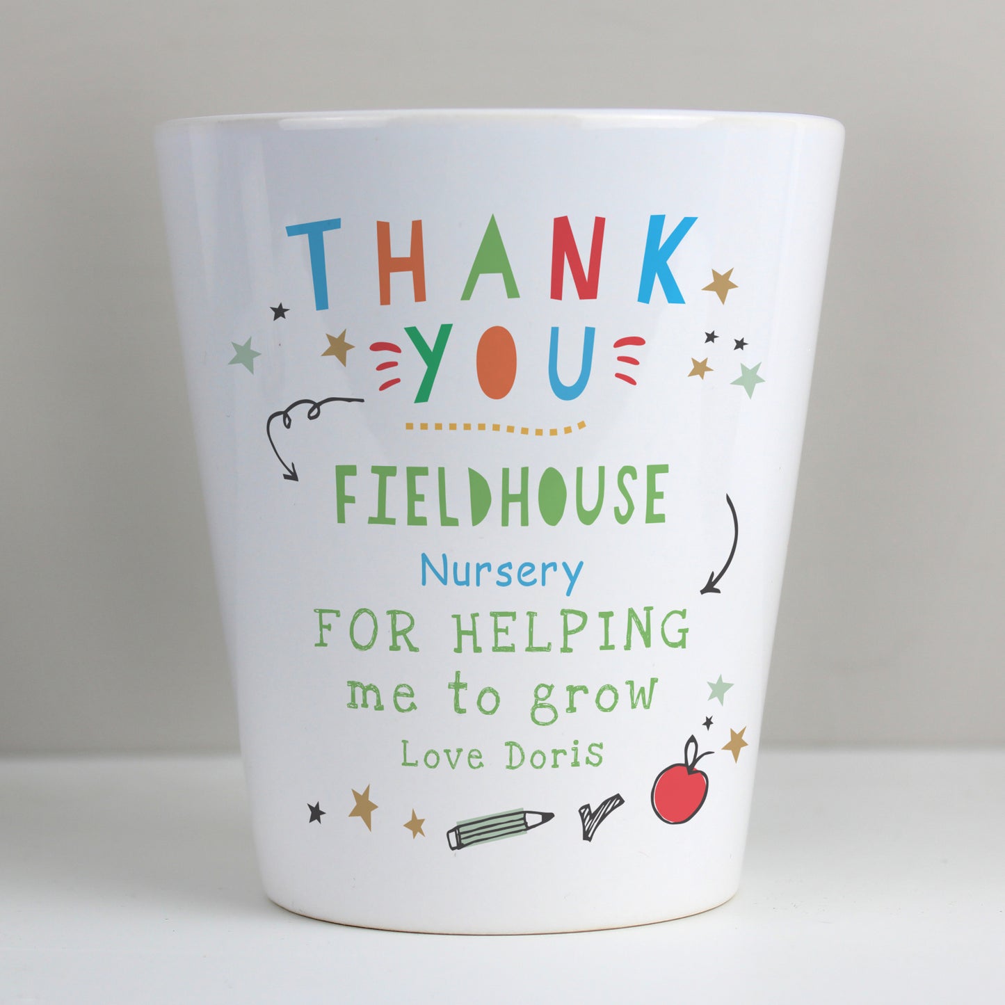 THANK YOU TEACHER PLANT POT