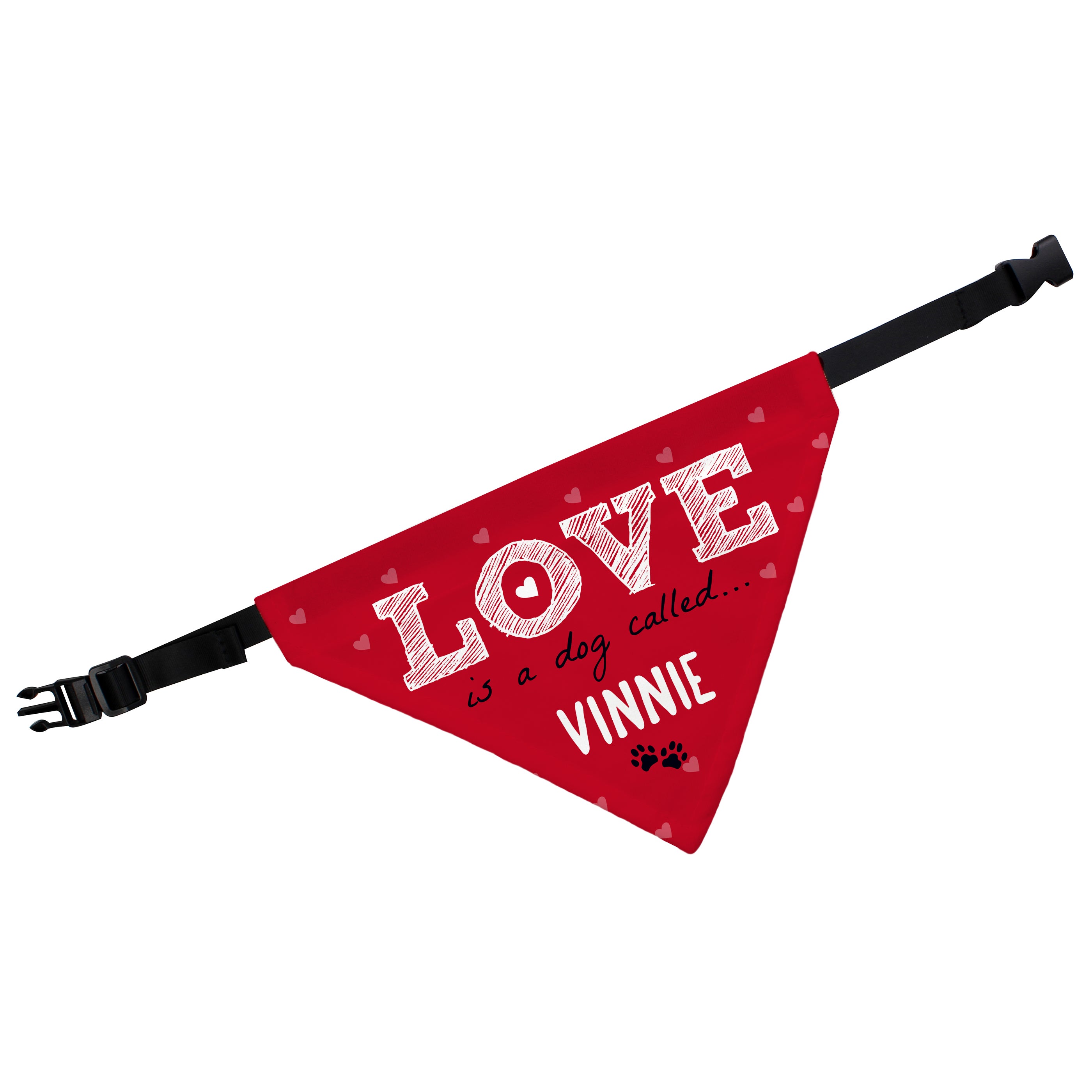 LOVE IS A DOG BANDANA