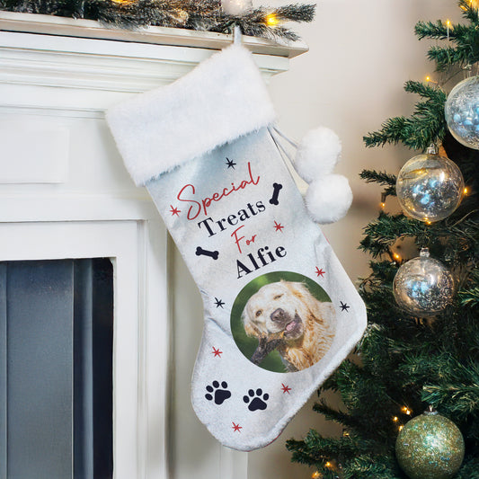 DOG PHOTO STOCKING