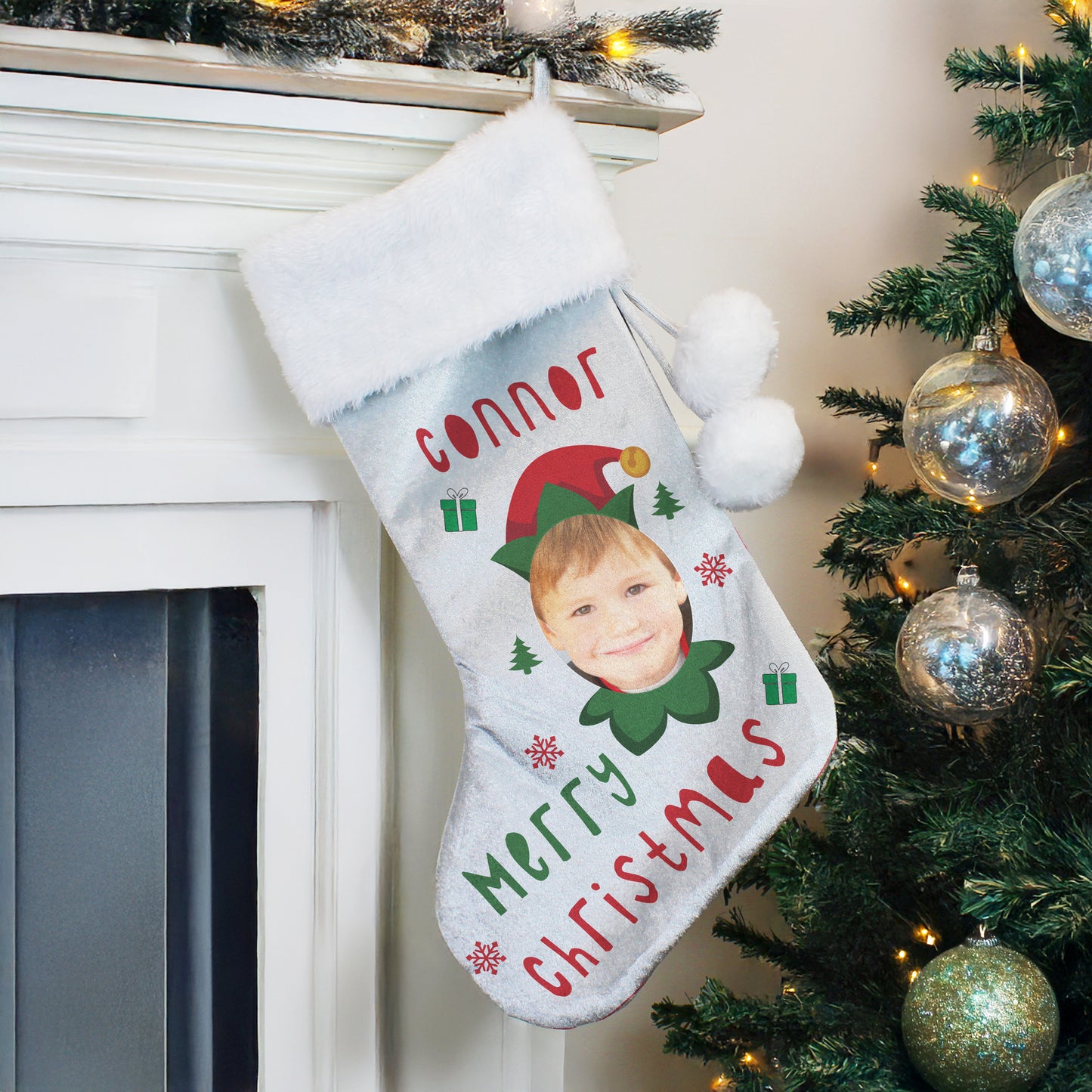 ELF PHOTO UPLOAD STOCKING