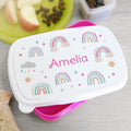 PINK RAINBOW LUNCH BOX