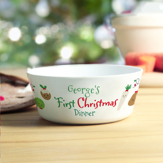 FIRST CHRISTMAS DINNER BOWL