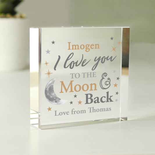 TO THE MOON & BACK CRYSTAL TOKEN