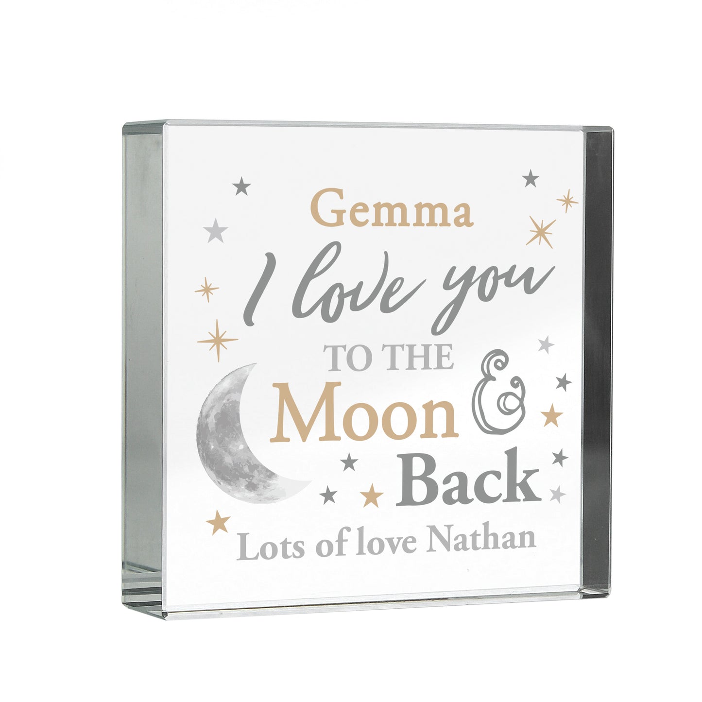 TO THE MOON & BACK CRYSTAL TOKEN