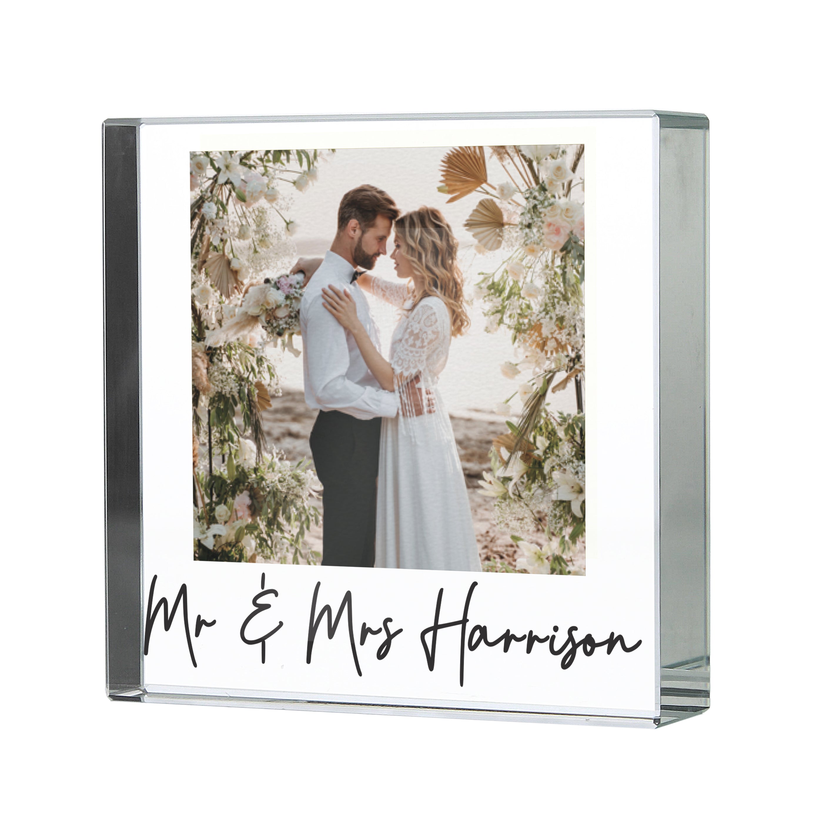 PHOTO SMALL GLASS ORNAMENT