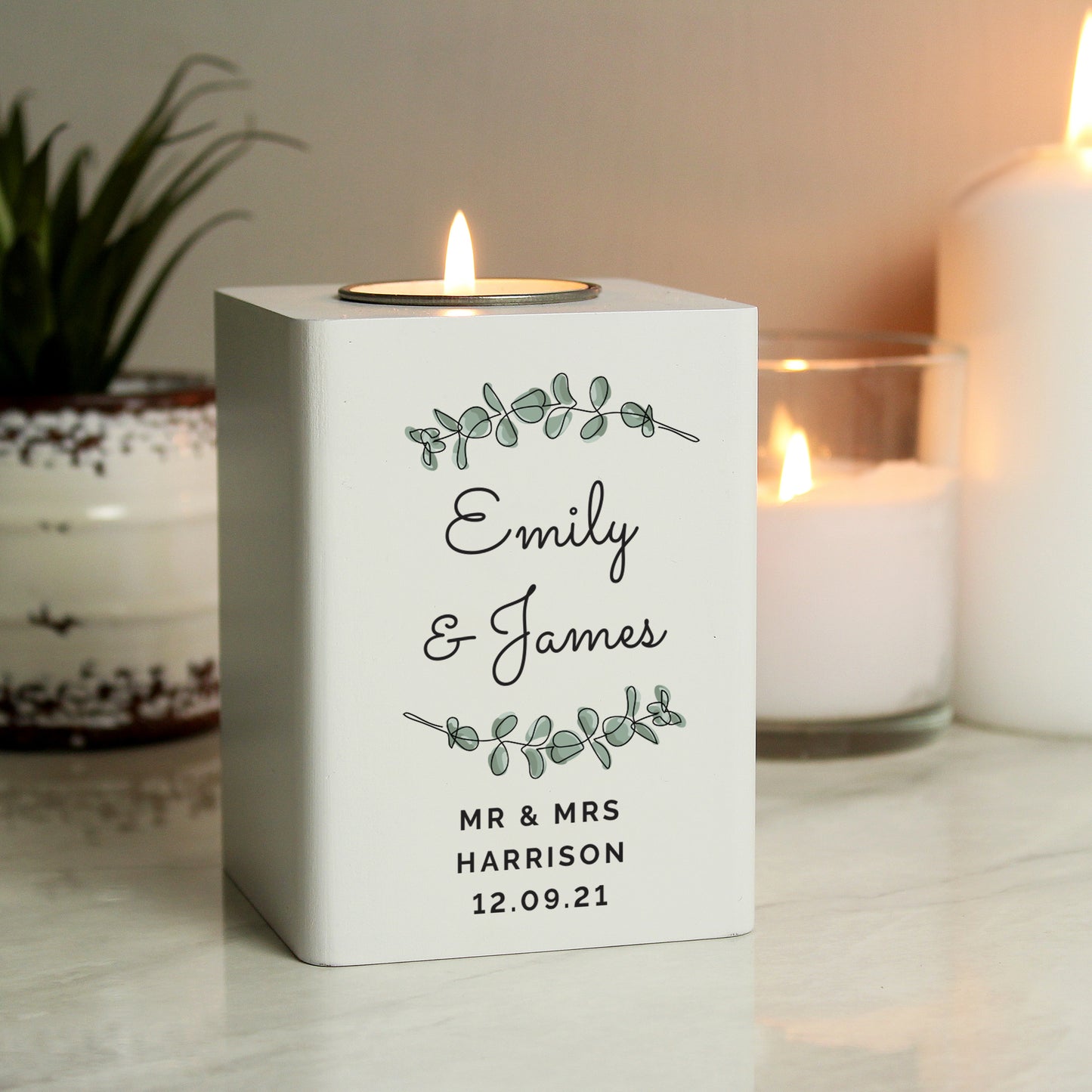 BOTANICAL TEA LIGHT HOLDER