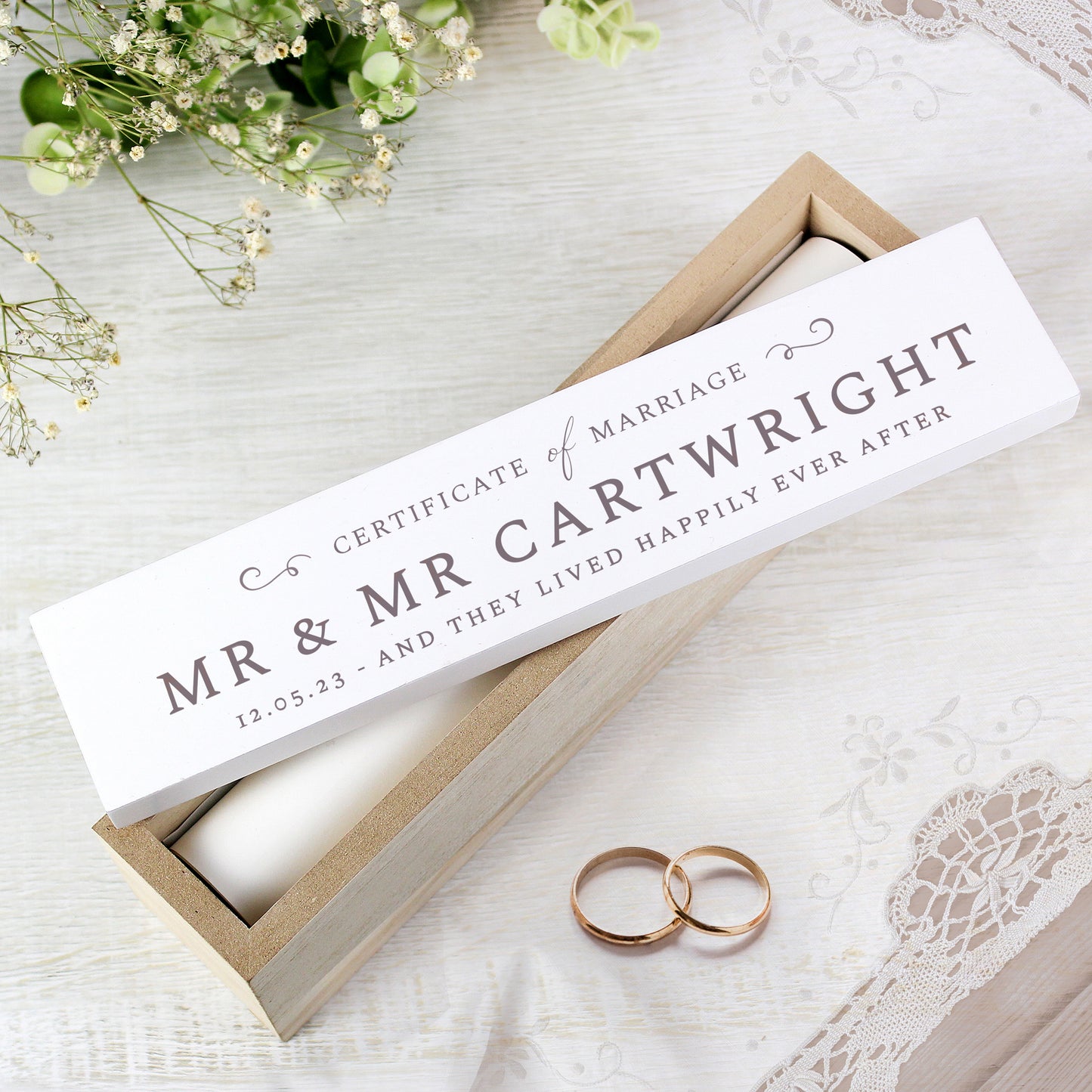 WEDDING CERTIFICATE HOLDER
