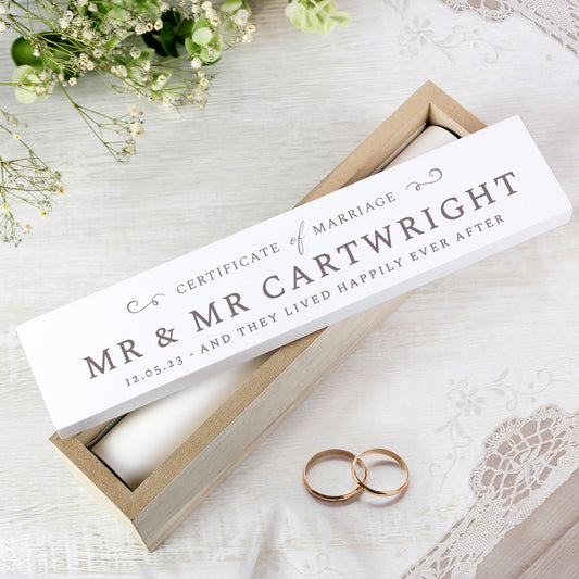 WEDDING CERTIFICATE HOLDER