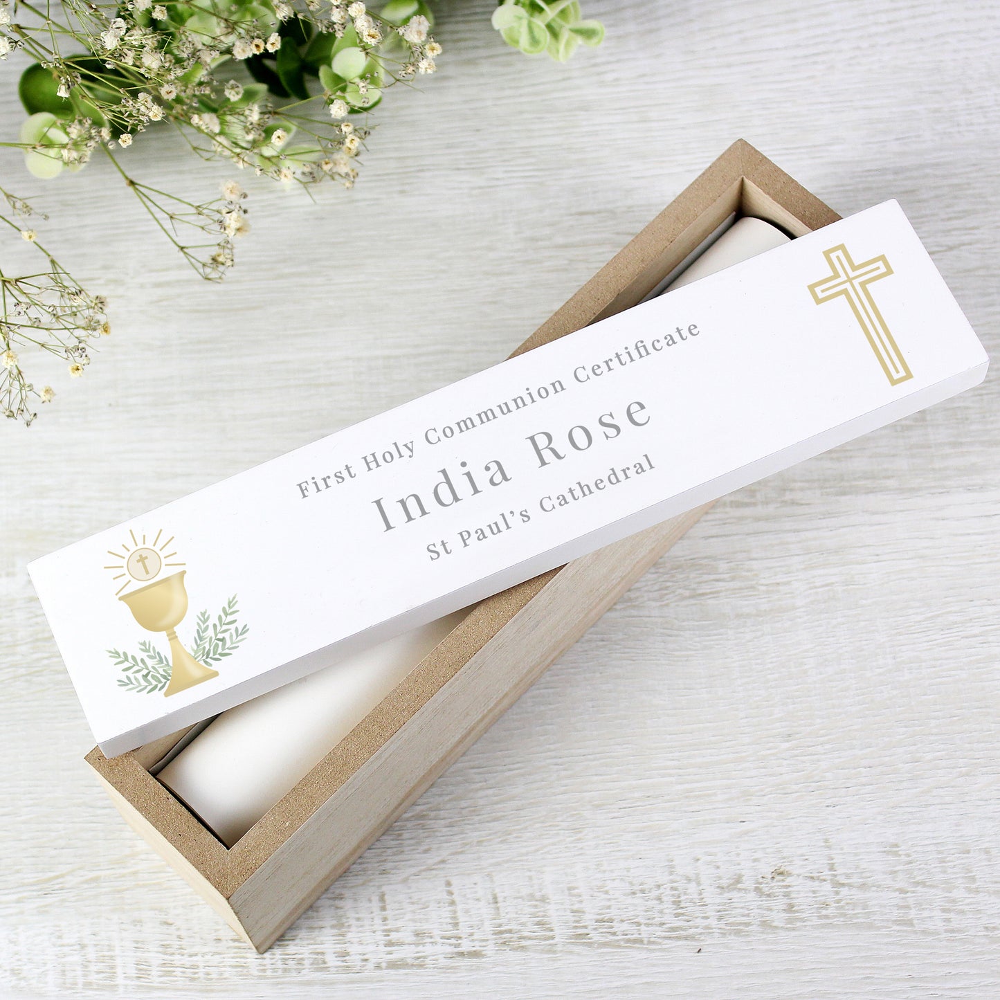 COMMUNION CERTIFICATE HOLDER