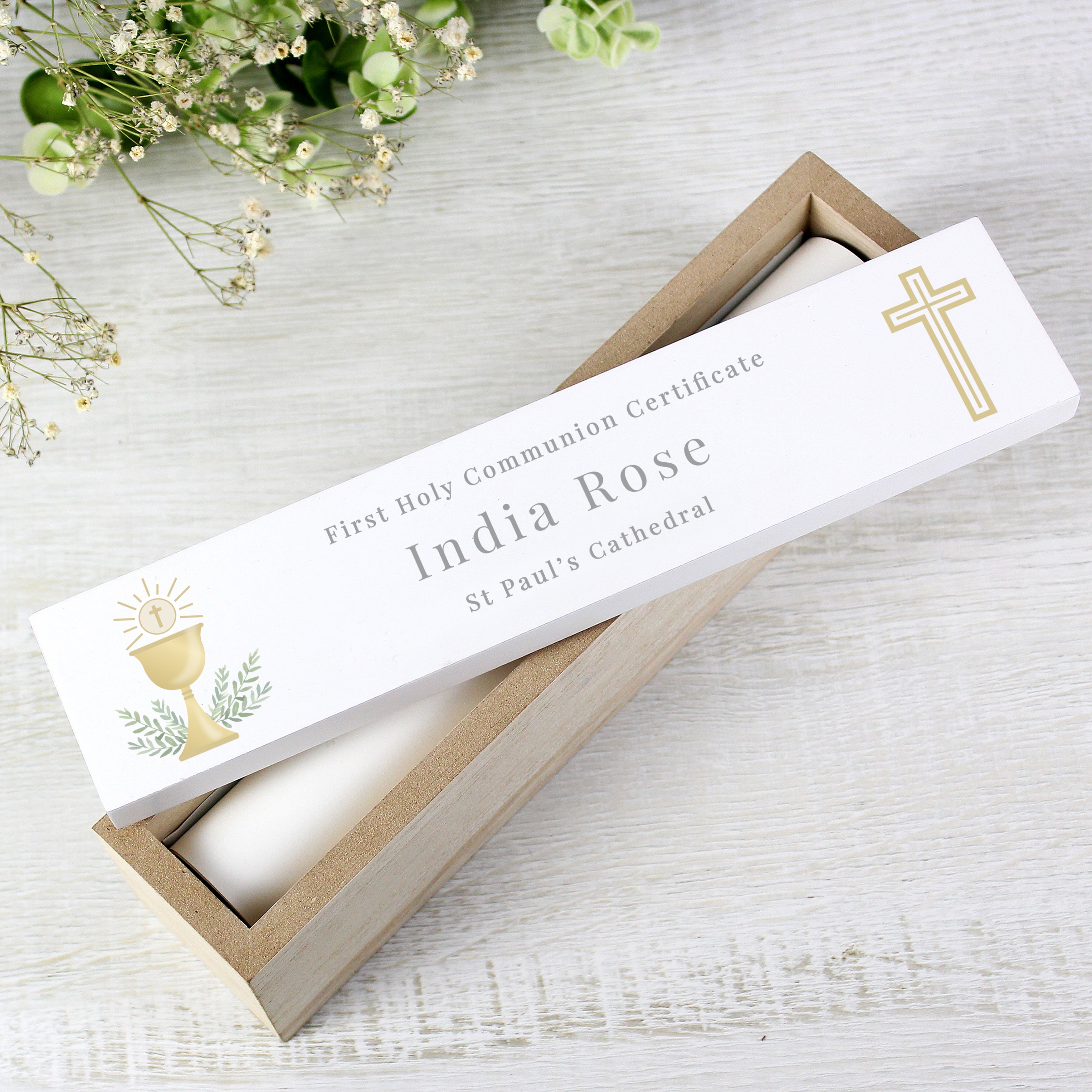 COMMUNION CERTIFICATE HOLDER