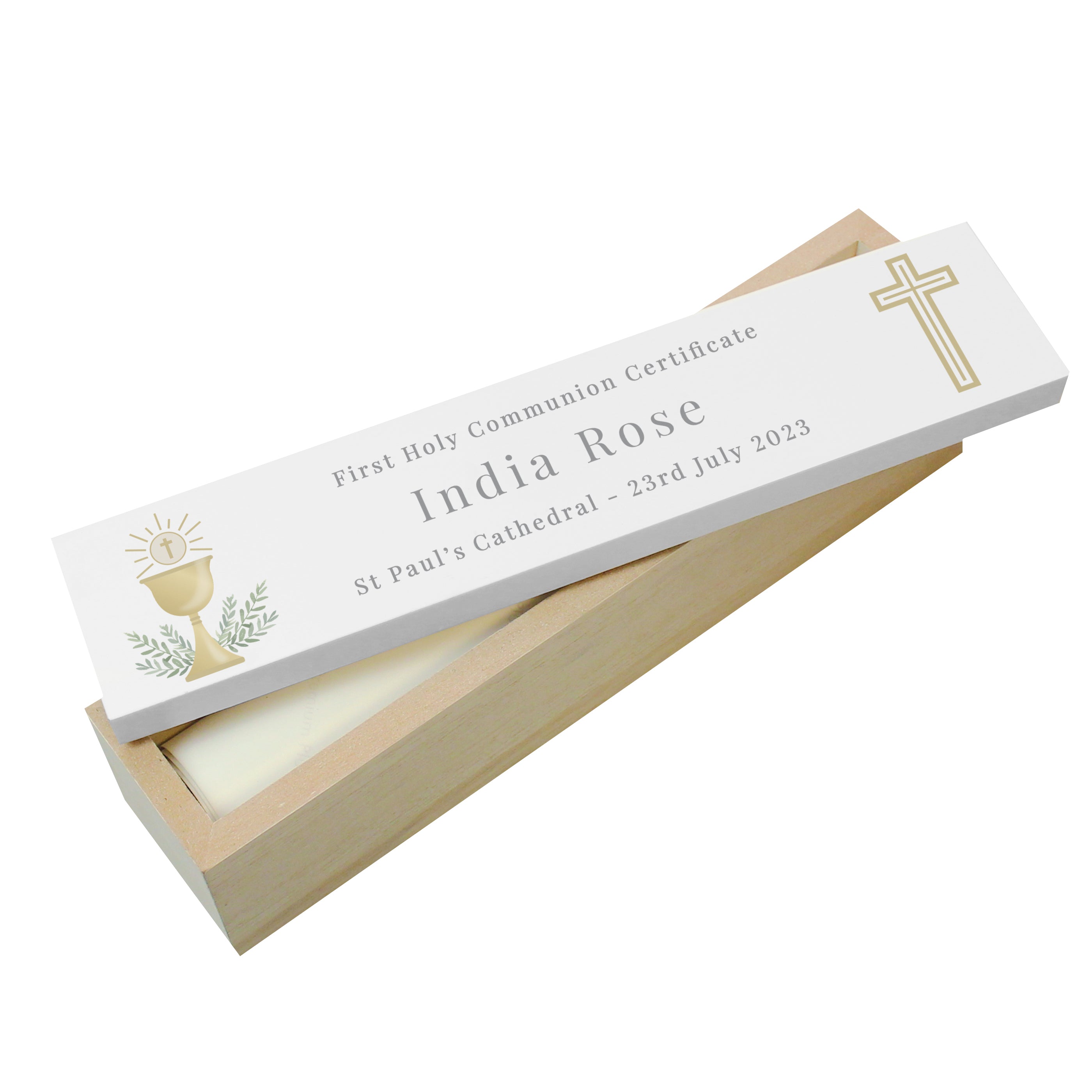 COMMUNION CERTIFICATE HOLDER