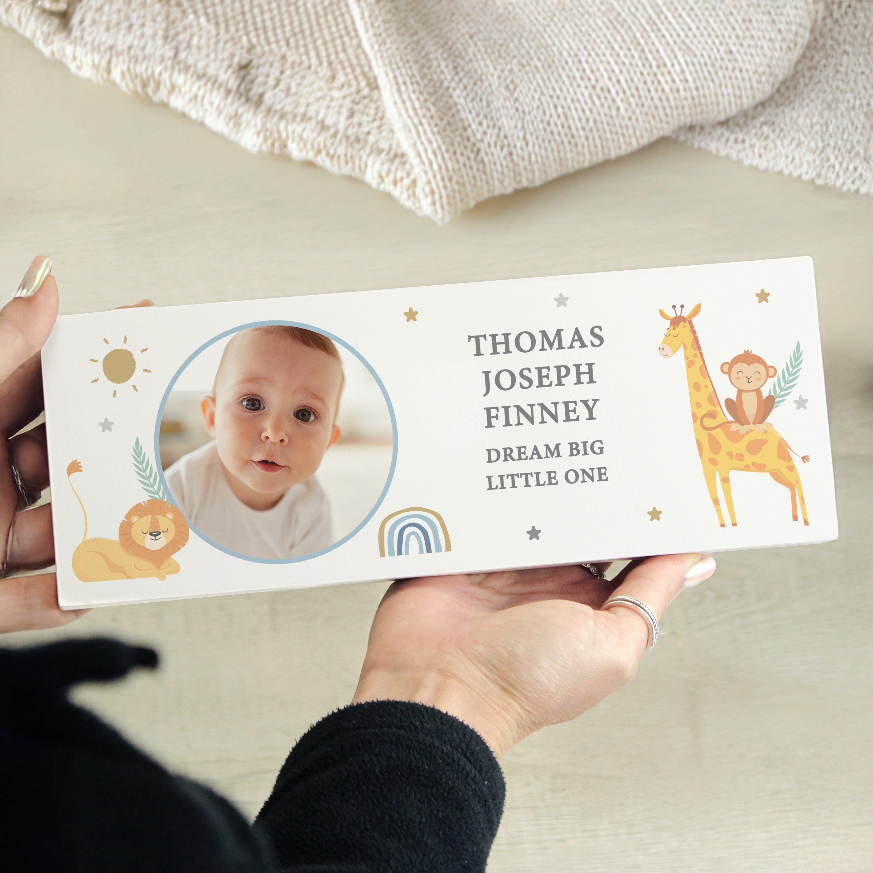 SAFARI ANIMALS NEW BABY ORNAMENT