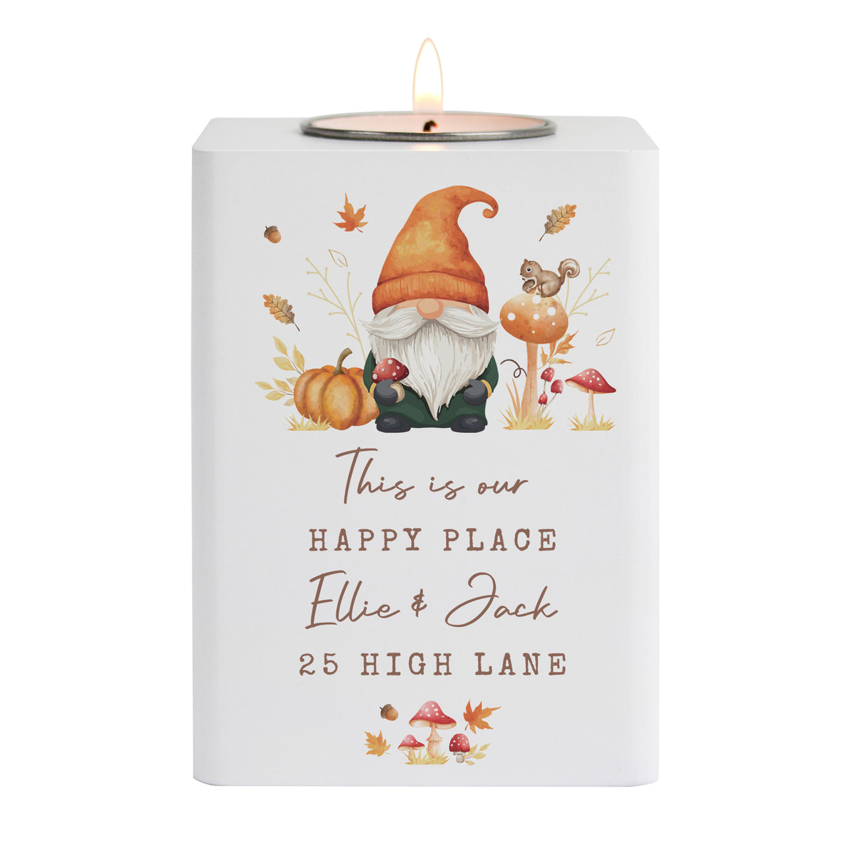 AUTUMN GONK TEALIGHT HOLDER