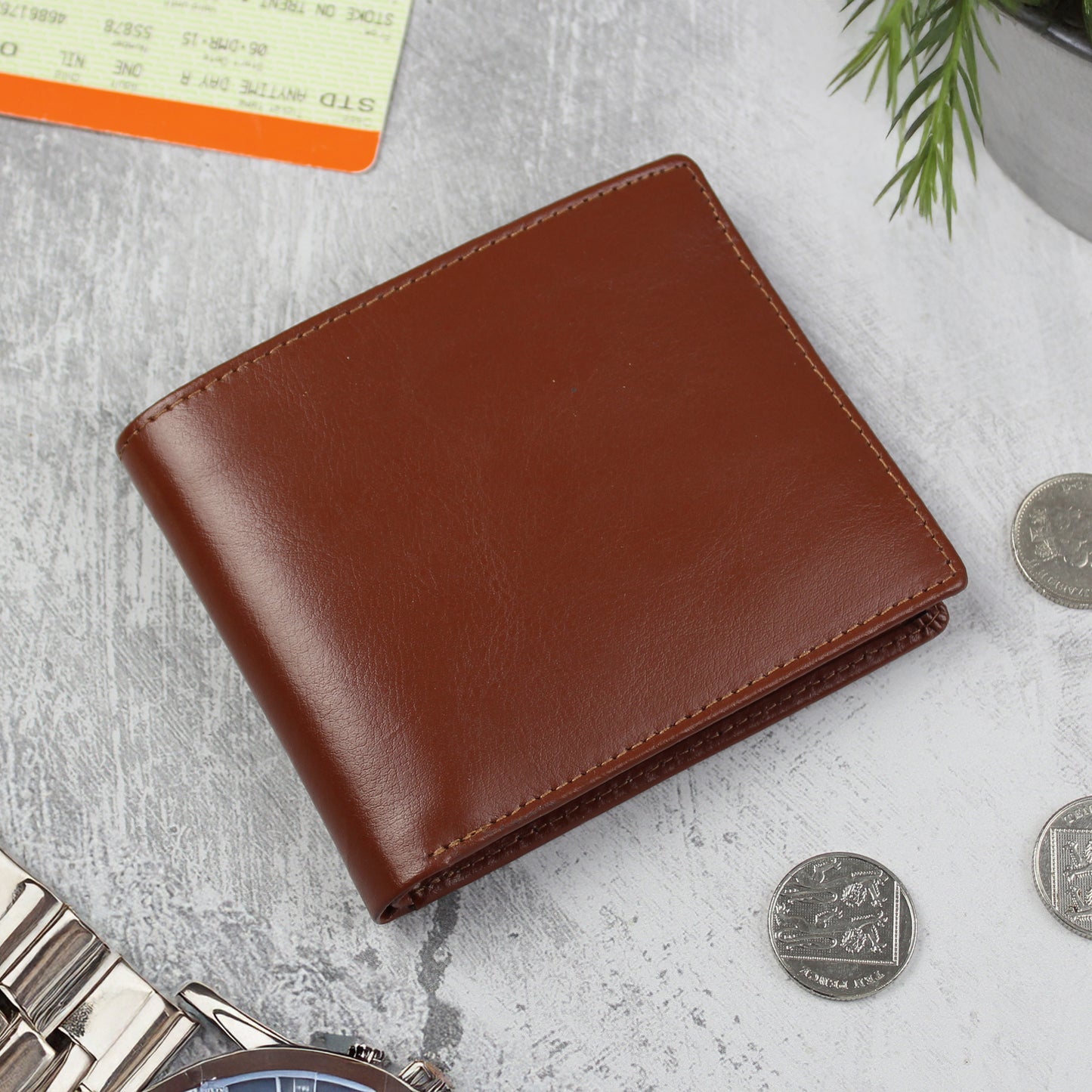 PERSONALISED LEATHER WALLET