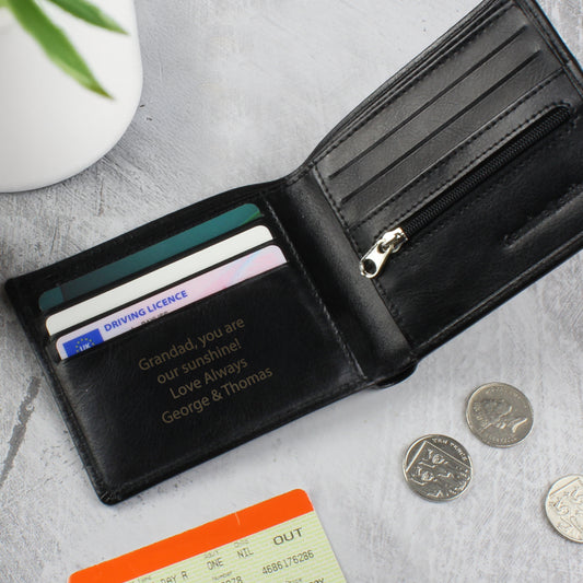 PERSONALISED LEATHER WALLET
