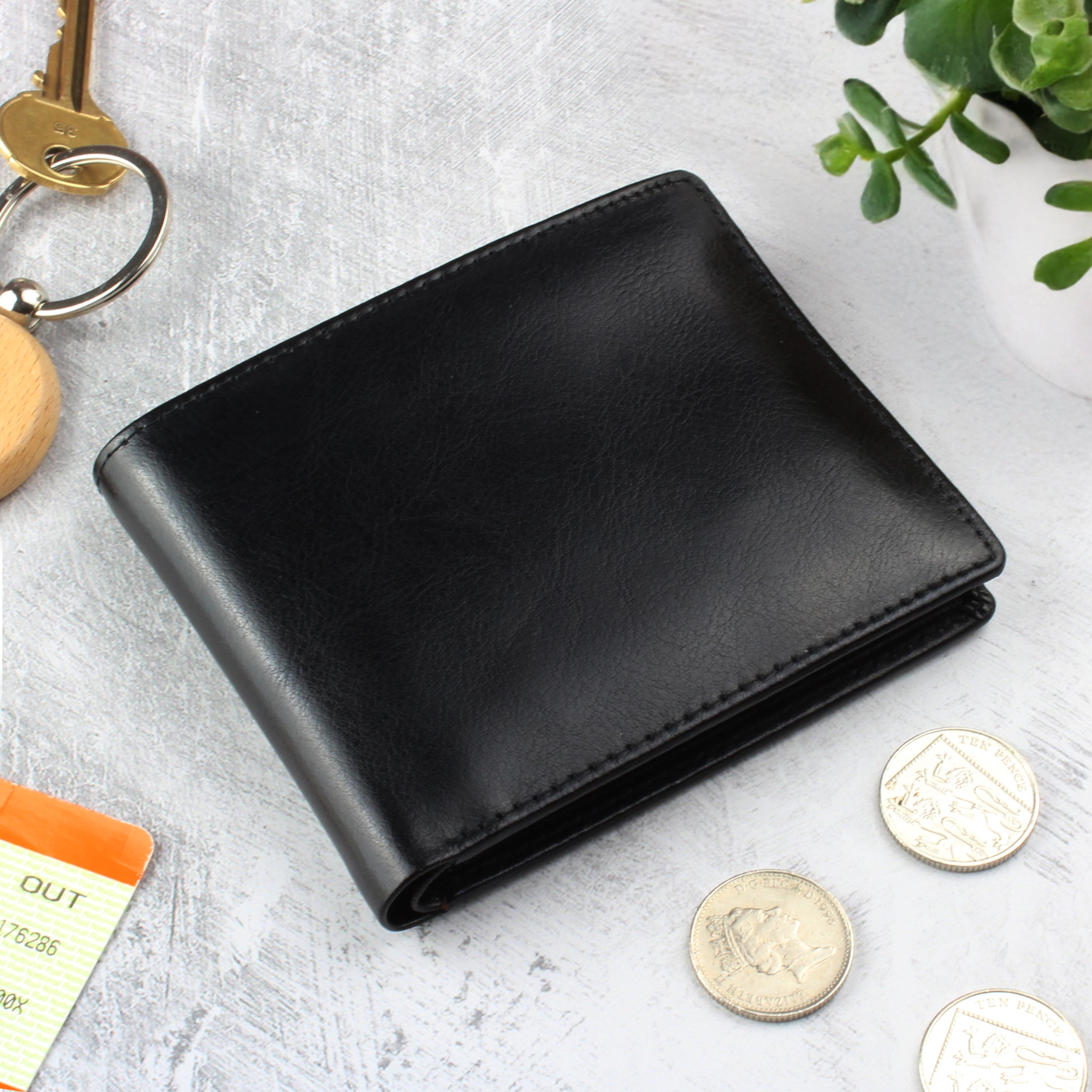 PERSONALISED LEATHER WALLET