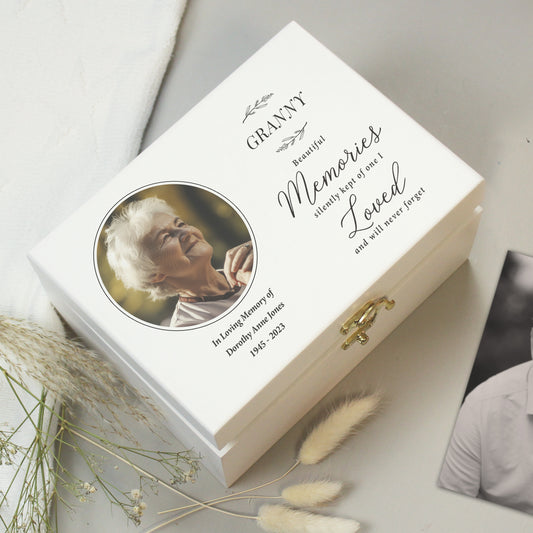 PHOTO MEMORIAL WOODEN BOX