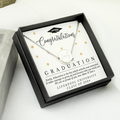 GRADUATION SENTIMENT SILVER NECKLACE