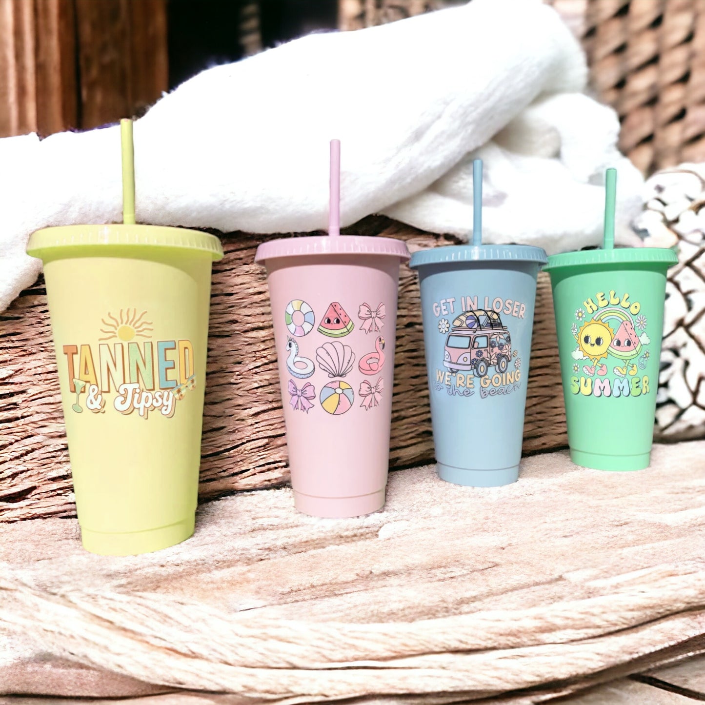 SUMMER PASTEL COLD CUPS