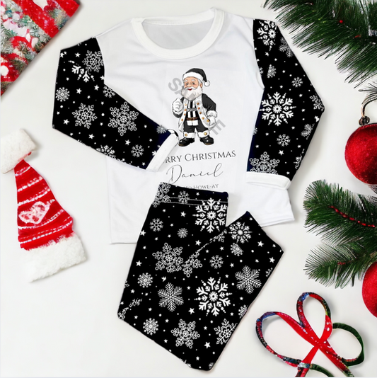 SANTA FOOTBALL PYJAMAS