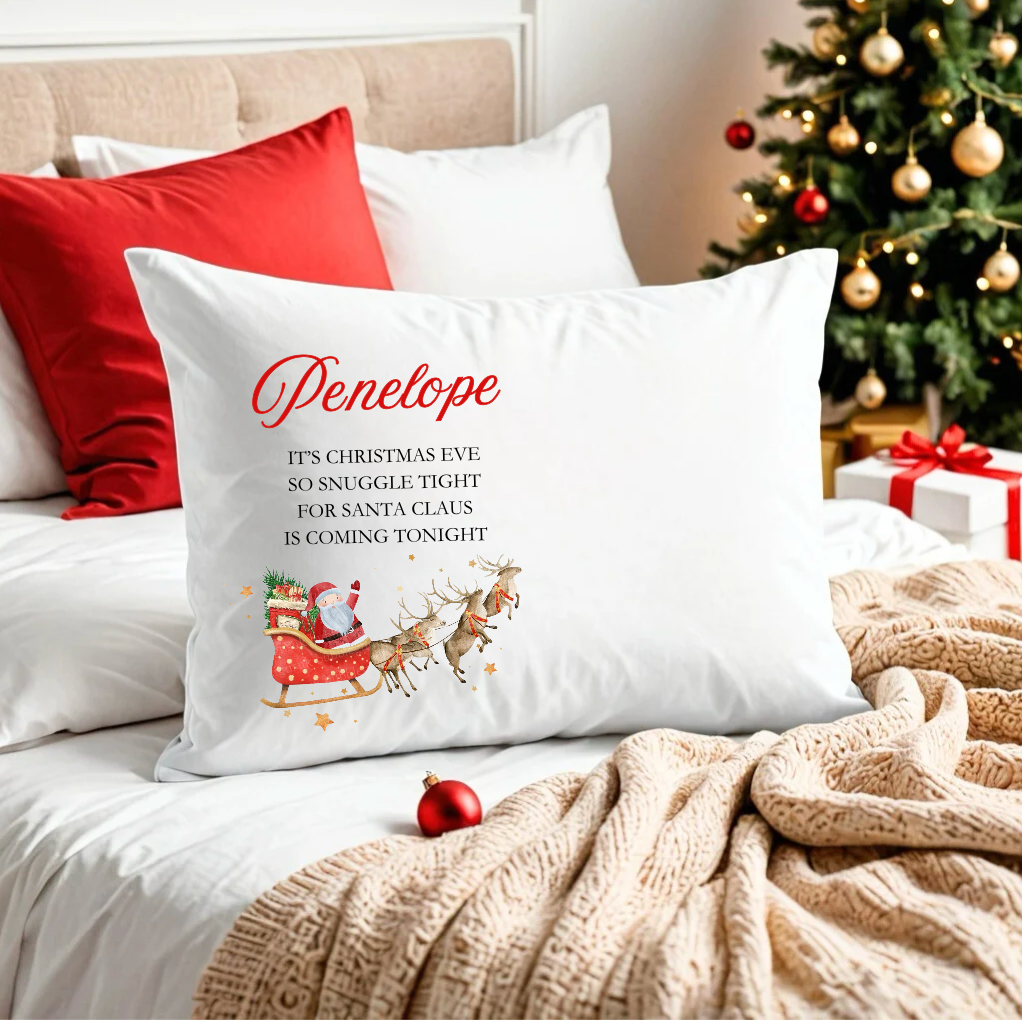 CHRISTMAS EVE PILLOWCASE