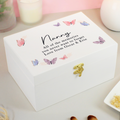 BUTTERFLY WOODEN KEEPSAKE BOX