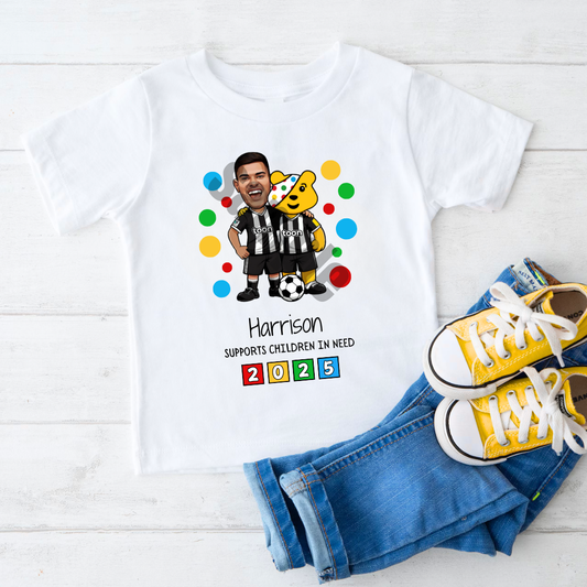 PUDSEY & PLAYER CHILDREN IN NEED T-SHIRT