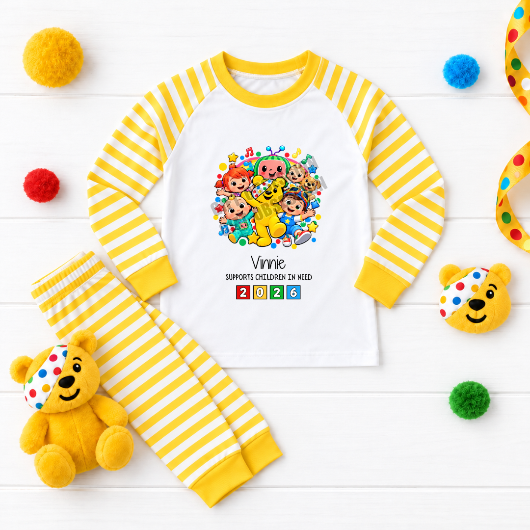 COCOMELON CHILDREN IN NEED PYJAMAS