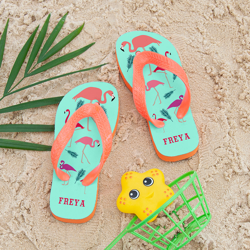 KIDS FLAMINGO FLIP FLOPS