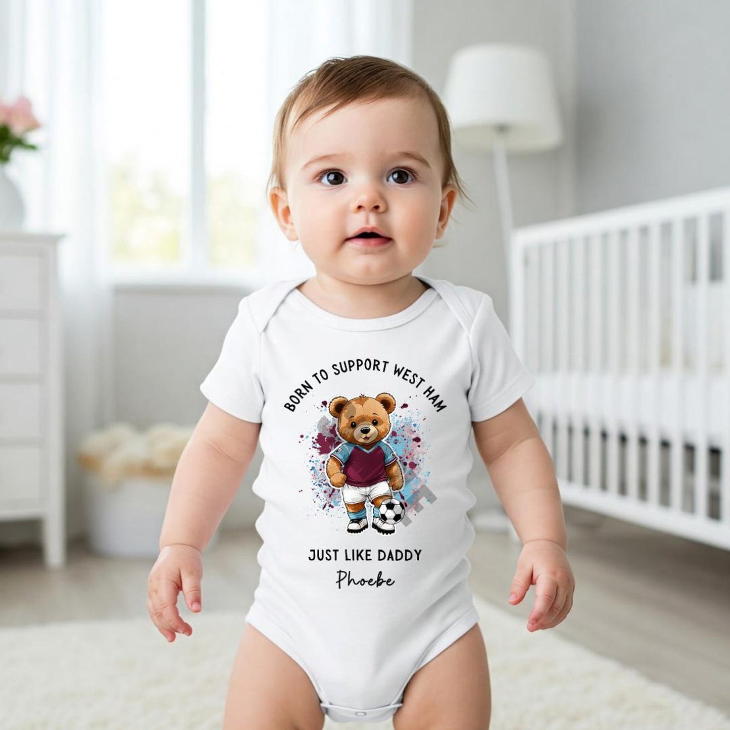 BABY WEST HAM FOOTBALL SET