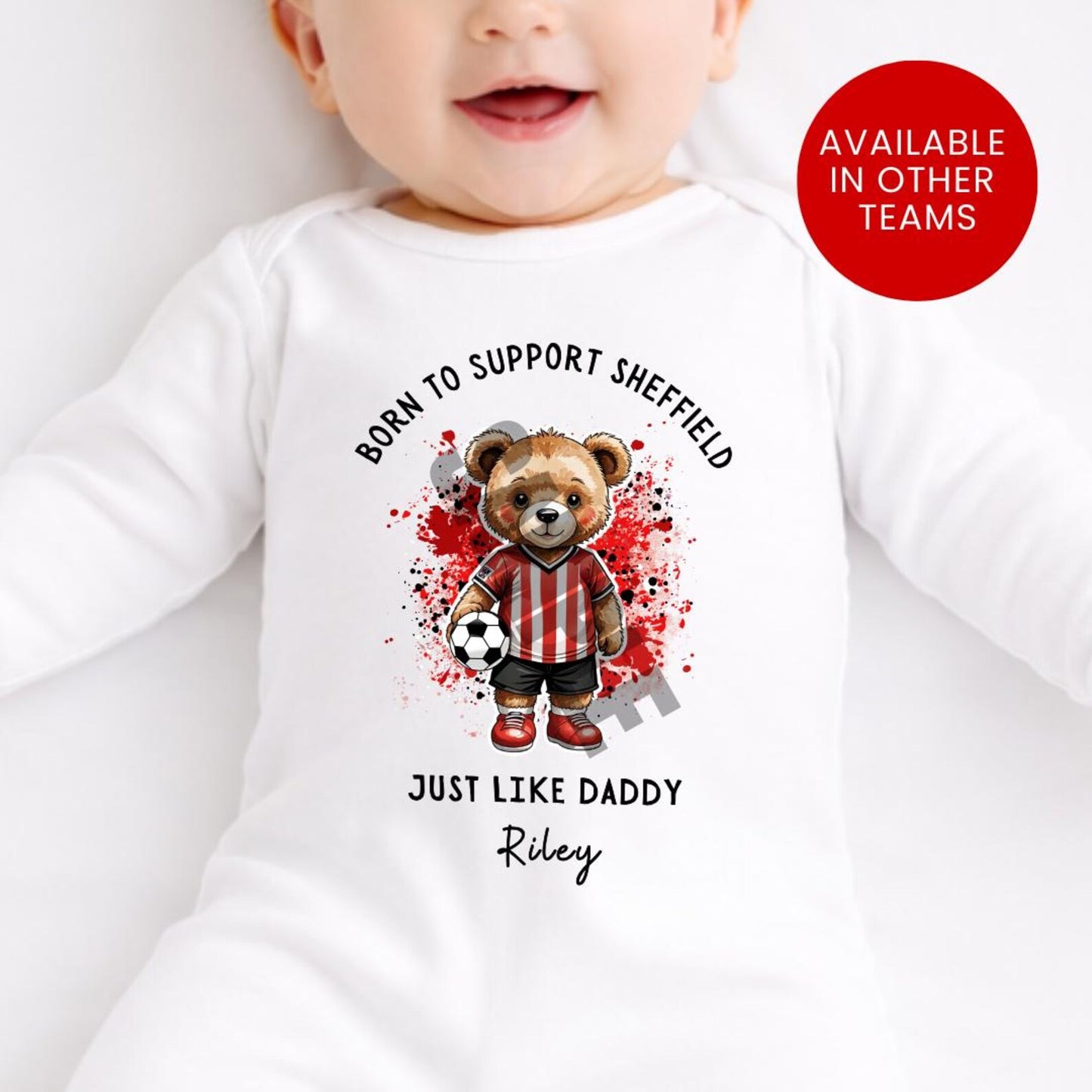 BORN TO SUPPORT SHEFFIELD BABY SET