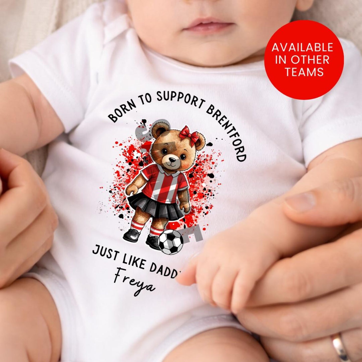 BORN TO SUPPORT BRENTFORD BABY SET