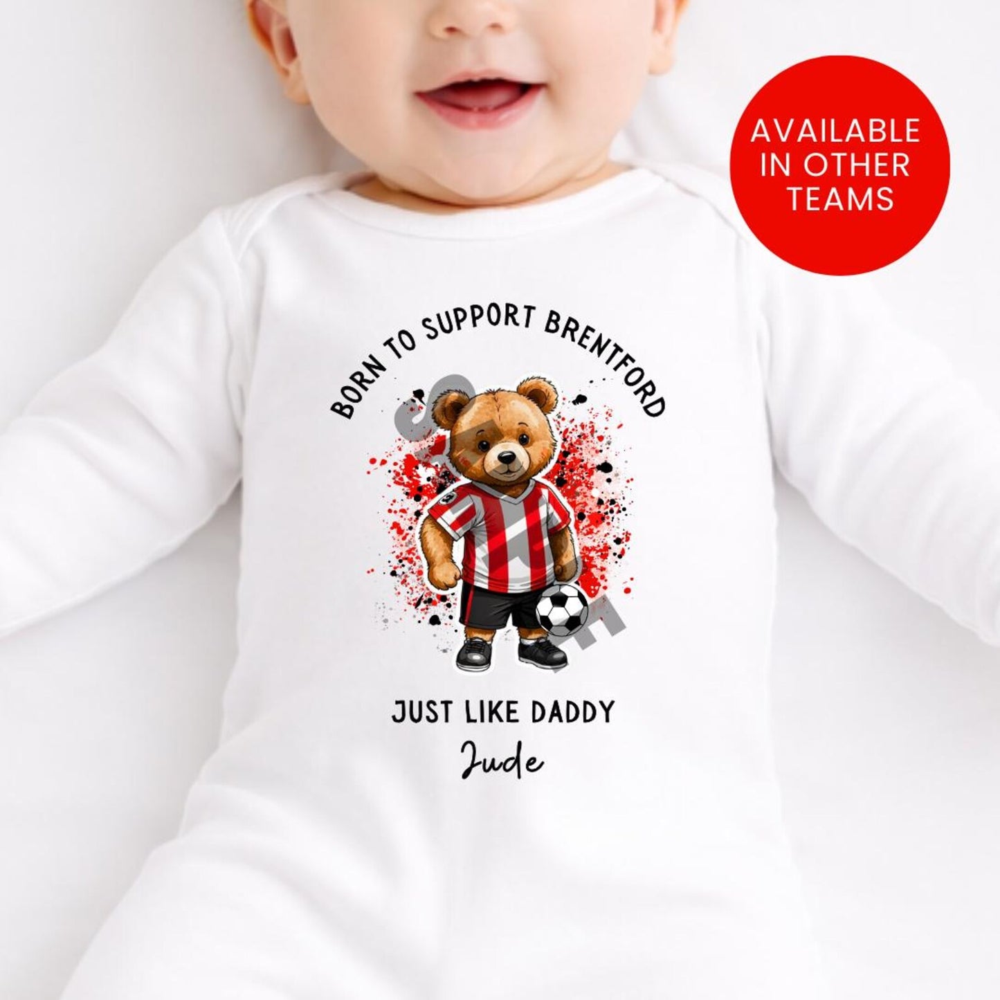BORN TO SUPPORT BRENTFORD BABY SET
