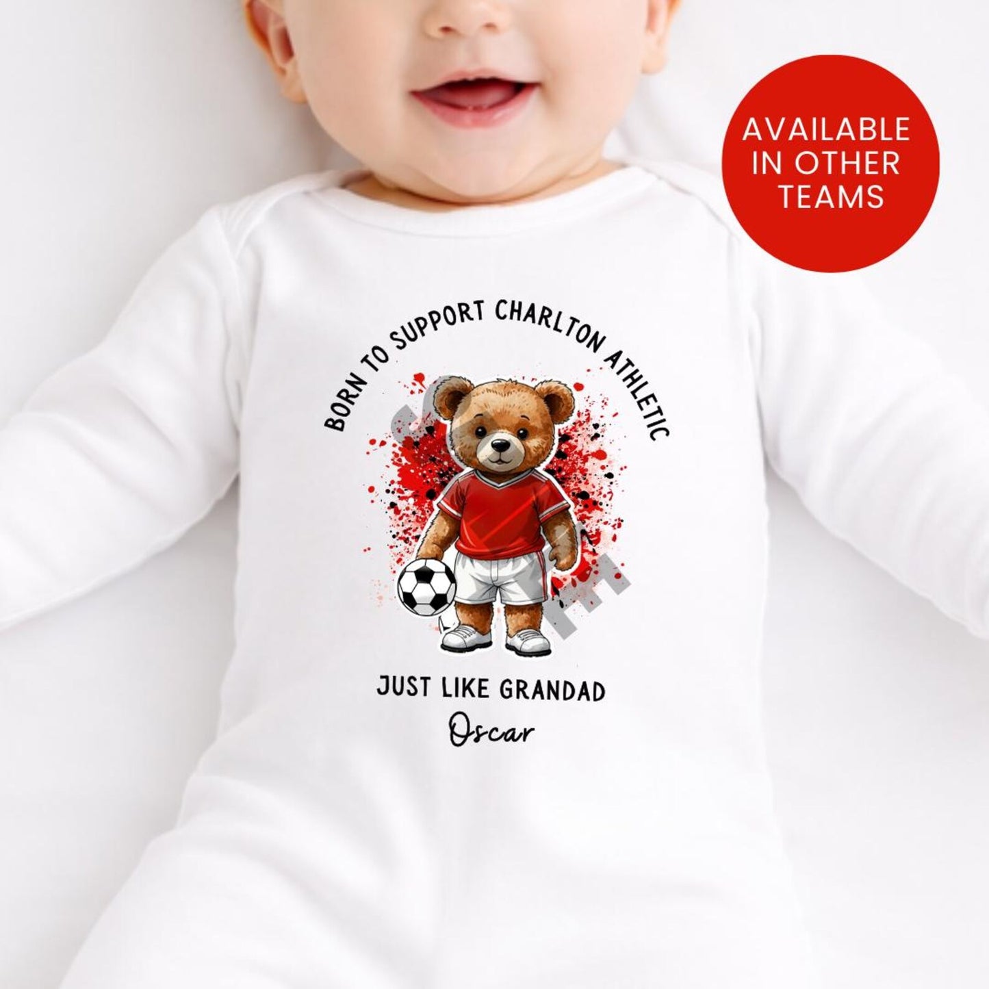 BORN TO SUPPORT CHARLTON ATHLETIC SET