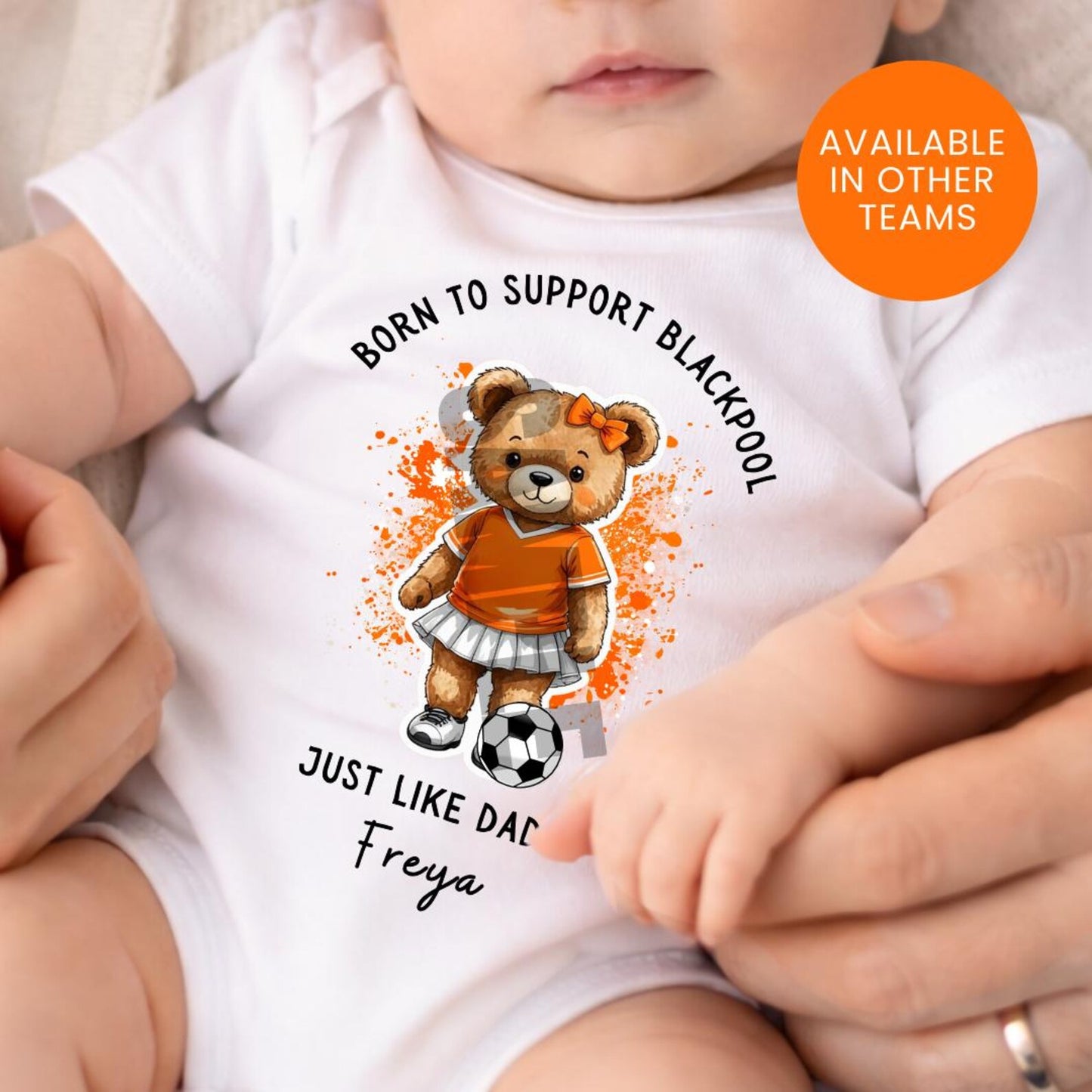BORN TO SUPPORT BLACKPOOL BABY SET