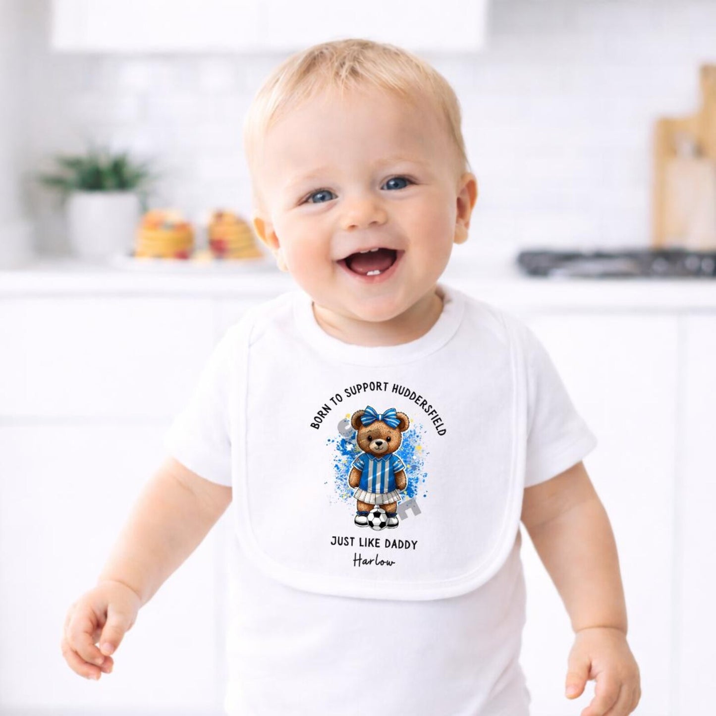 BORN TO SUPPORT HUDDERSFIELD BABY SET