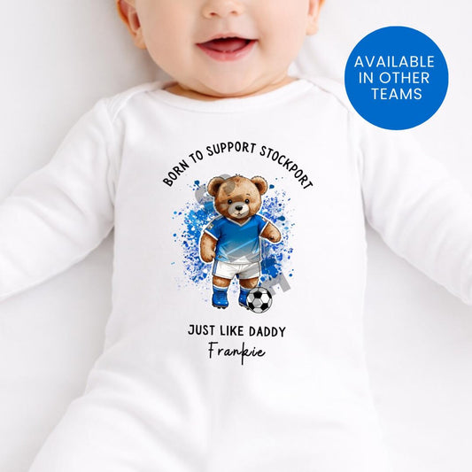 BORN TO SUPPORT STOCKPORT BABY SET