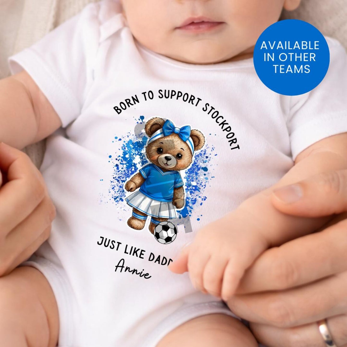 BORN TO SUPPORT STOCKPORT BABY SET