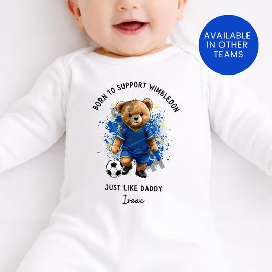 BORN TO SUPPORT WIMBLEDON BABY SET
