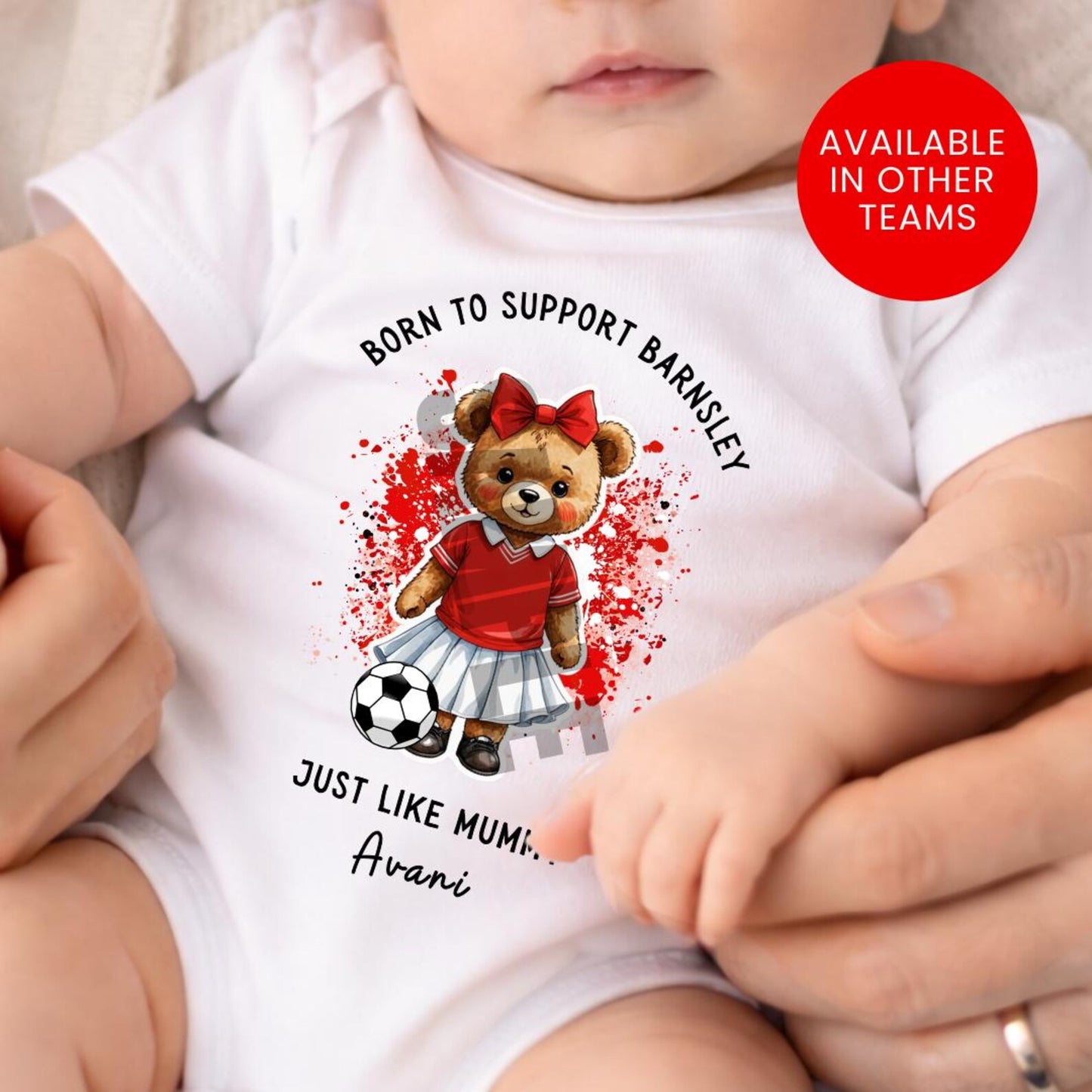 BORN TO SUPPORT BARNSLEY BABY SET