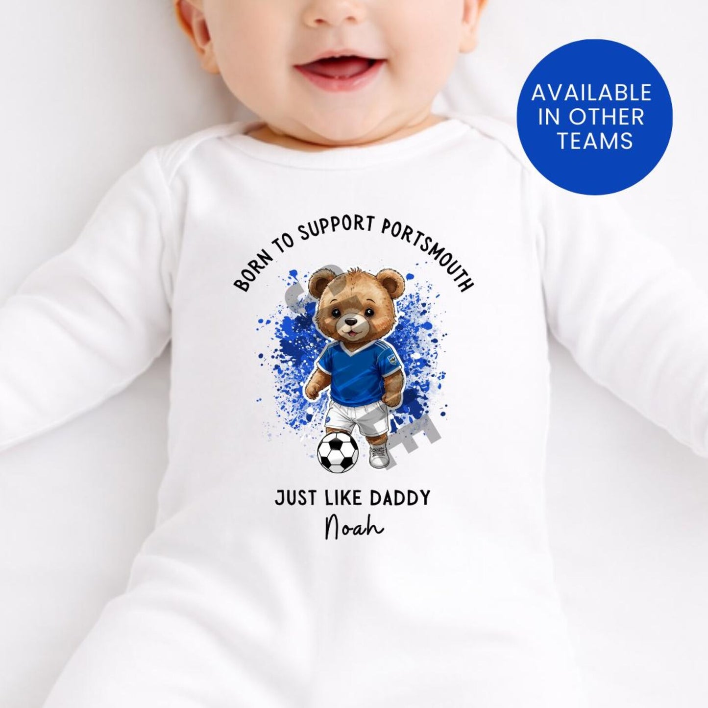 BORN TO SUPPORT PORTSMOUTH BABY SET