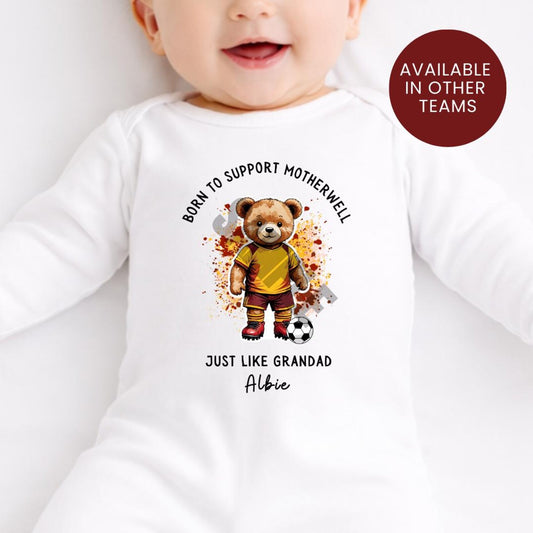 BORN TO SUPPORT MOTHERWELL BABY SET