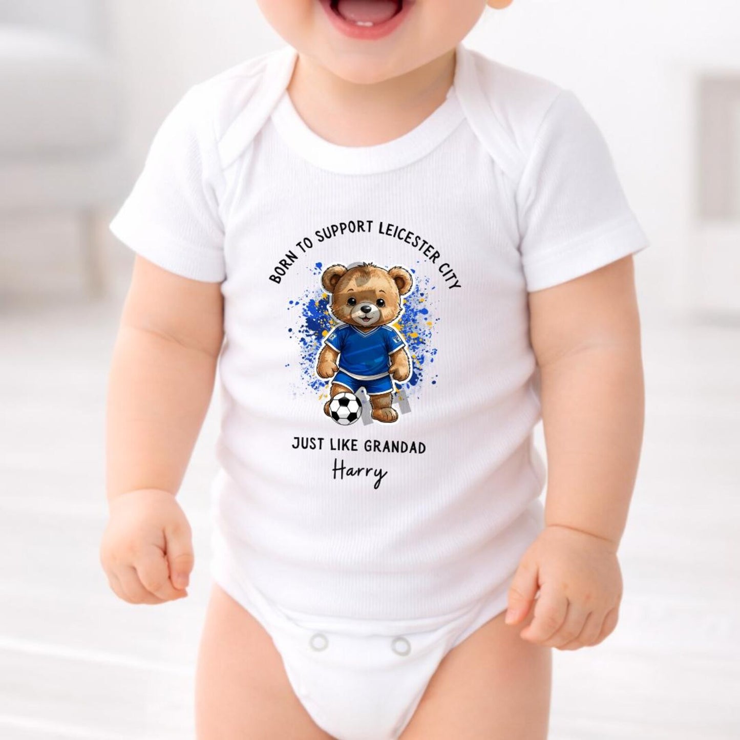 BORN TO SUPPORT LEICESTER BABY SET