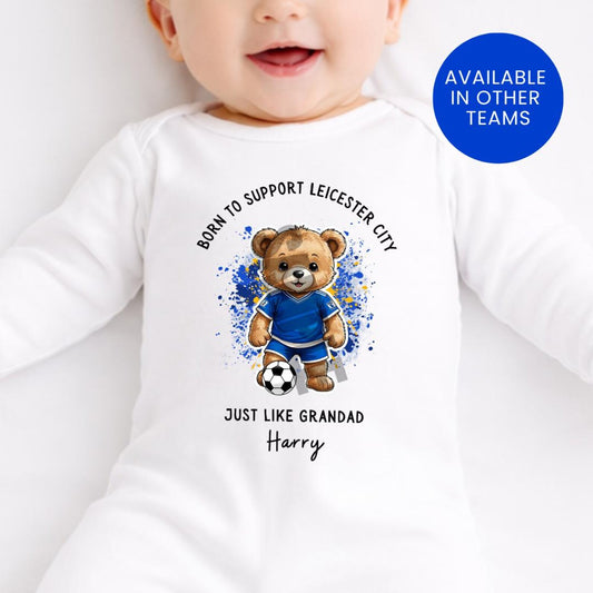 BORN TO SUPPORT LEICESTER BABY SET