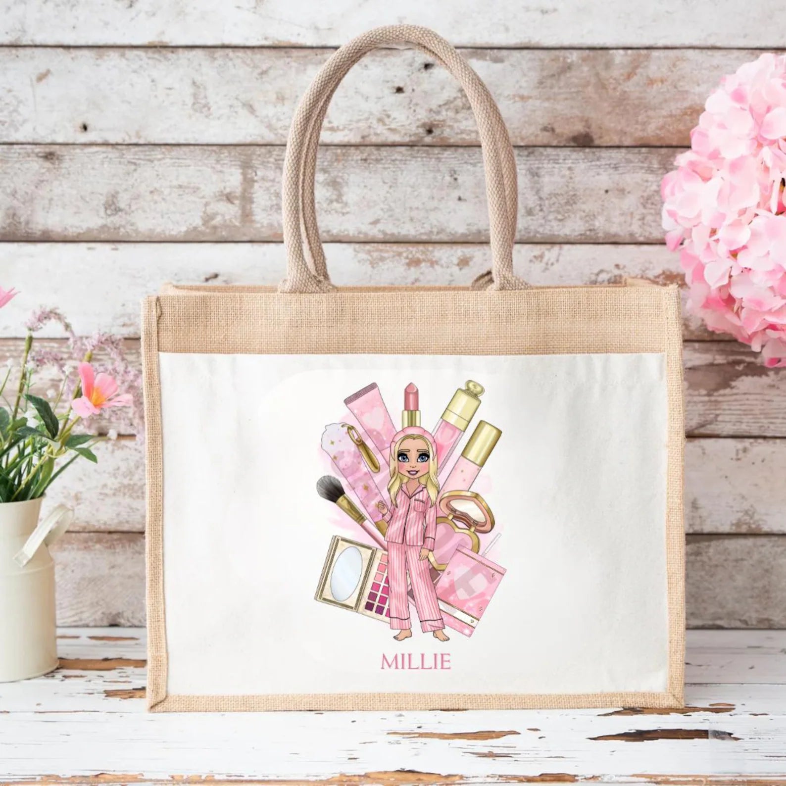 MAKEUP DOLLY JUTE BAG