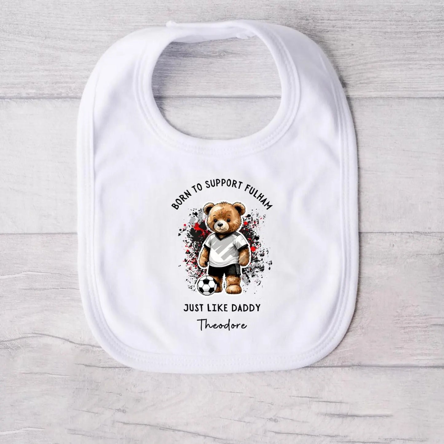 BORN TO SUPPORT FULHAM BABY SET