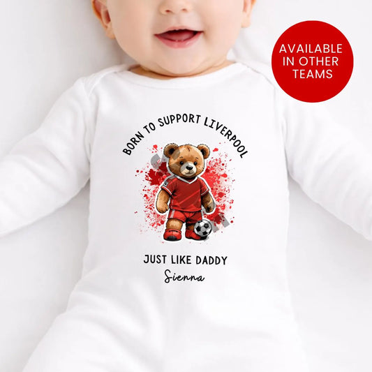 BORN TO SUPPORT LIVERPOOL BABY SET