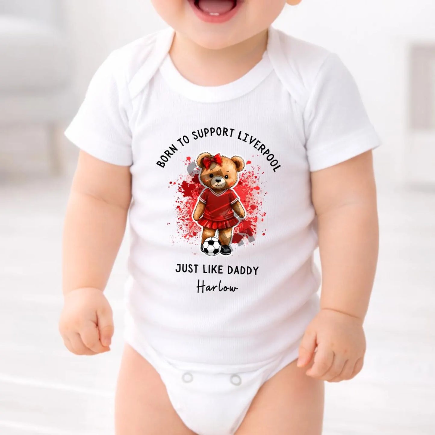 BORN TO SUPPORT LIVERPOOL BABY SET