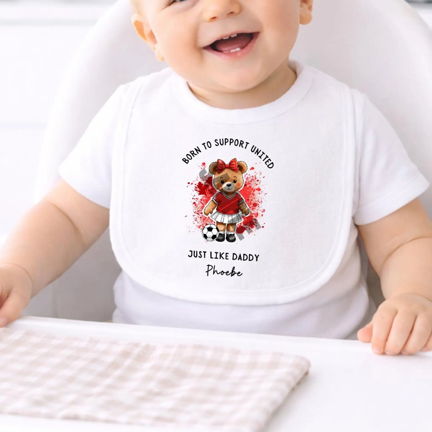 BORN TO SUPPORT MAN UNITED BABY SET