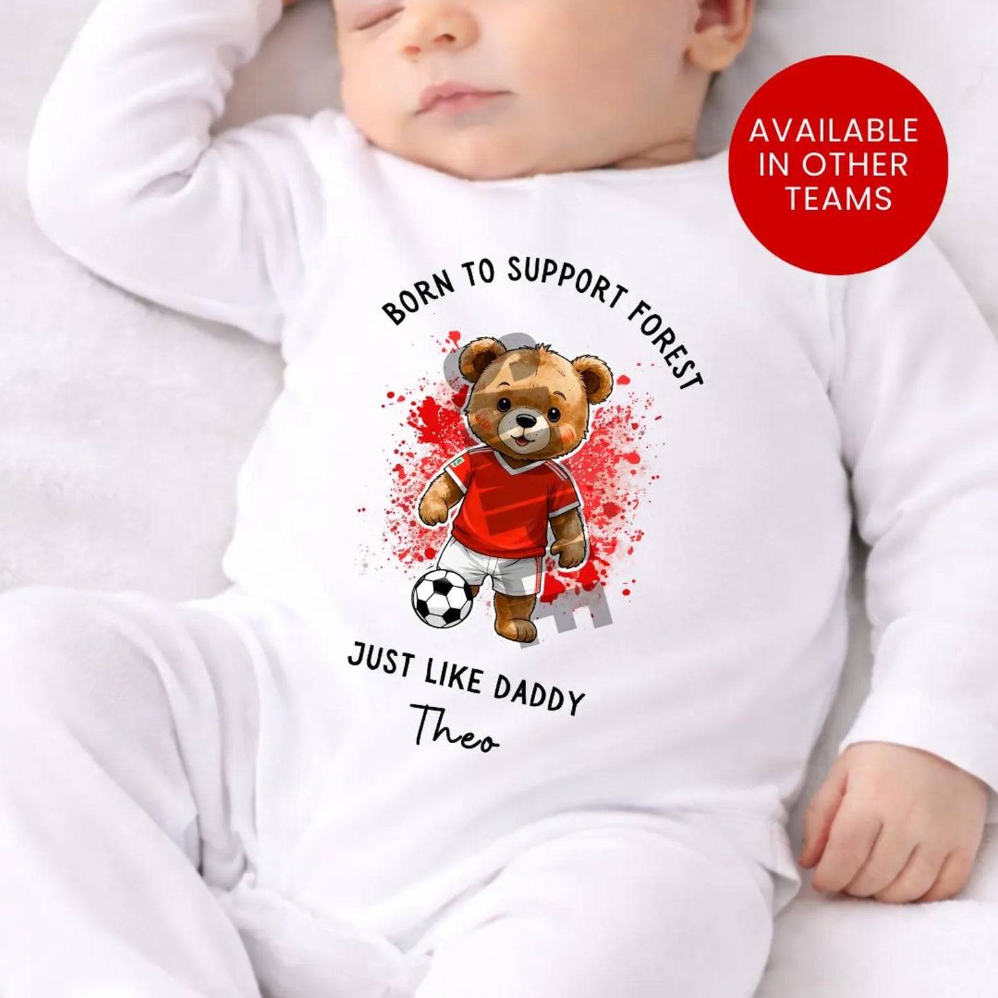 BORN TO SUPPORT FOREST BABY SET